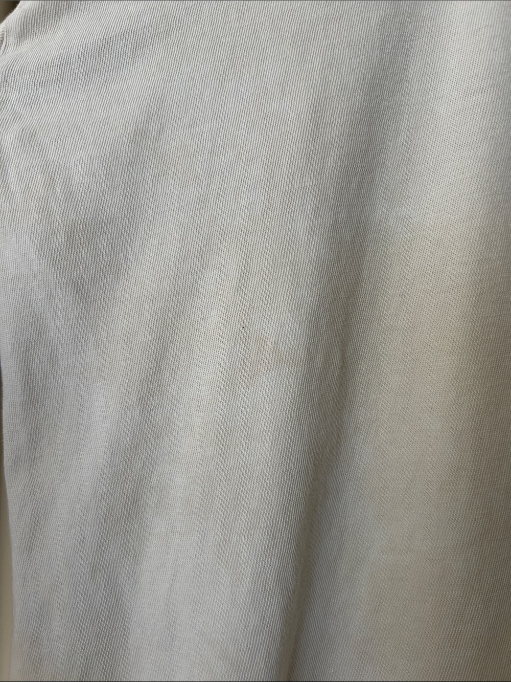 Brixton Oversize Look Light Gray/Beige Tee with Sun Logo Size S - Picture 5 of 6